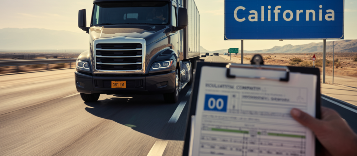 California truck emissions out of state registration